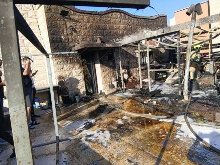  حريق في عرابة دون إصابات 